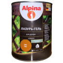 Лазурь-гель для дерева Alpina шелковисто-матовая, алкидное, тик 0,75 л / 0,66 кг (948103815) 