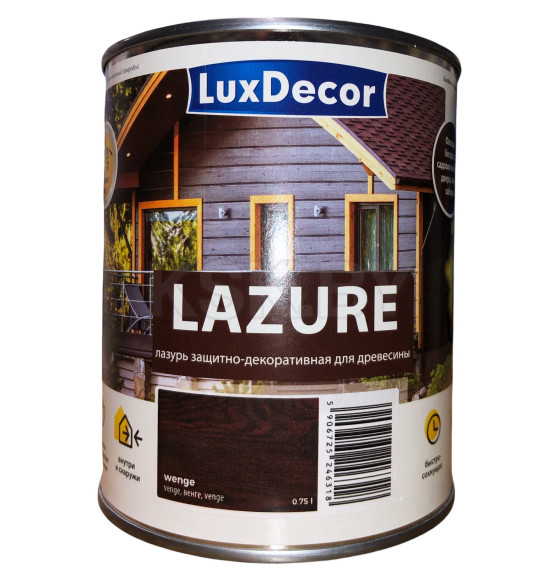 Лазурь для древесины LuxDecor 0.75 л. венге