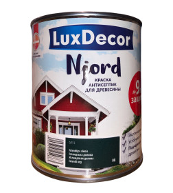 Краска антисептик для древесины Luxdecor Njord Исландская долина 0.75л. 