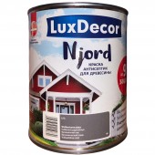 Краска антисептик для древесины Luxdecor Njord Вулканический пляж 0.75л. 