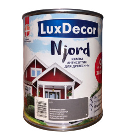 Краска антисептик для древесины Luxdecor Njord Вулканический пляж 0.75л. 