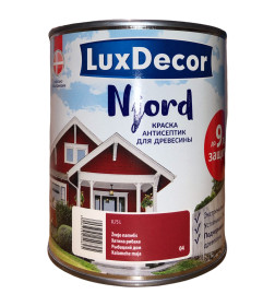 Краска антисептик для древесины Luxdecor Njord Рыбацкий дом 0.75л. 