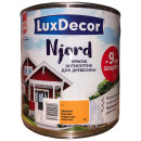 Краска антисептик для древесины Luxdecor Njord Текущая лава 2.5л. 