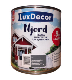 Краска антисептик для древесины Luxdecor Njord Вулканический пляж 2.5л. 