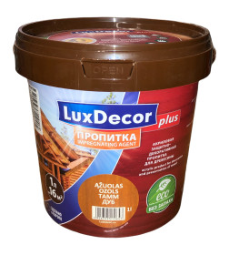 Пропитка декоративная для дерева LuxDecor дуб 1л. 