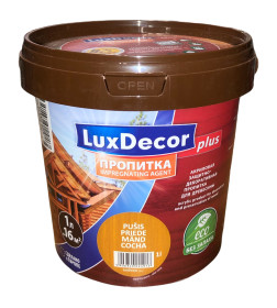 Пропитка декоративная для дерева LuxDecor сосна 1л. 