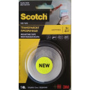 Лента двухсторонняя акриловая  9мм х 2м х 1мм 3M прозрачная (100-F) 