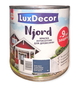 Краска антисептик для древесины Luxdecor Njord Далекий фьорд 2.5л. 