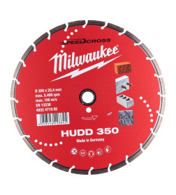 Диск алмазный 350х25,4мм Milwaukee Speedcross HUDD 350