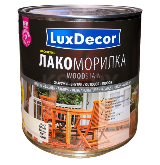 Лакоморилка Luxdecor, белый 2,5 л