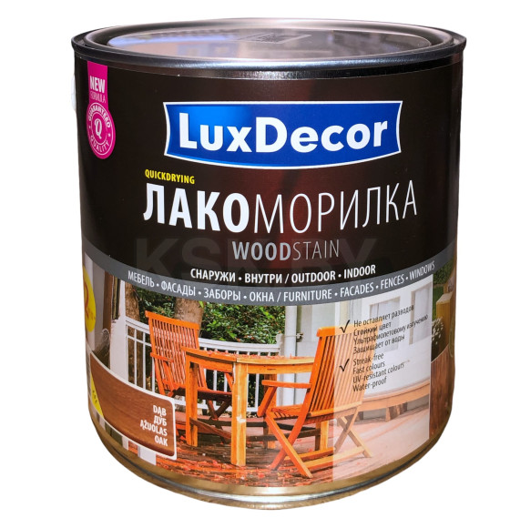 Лакоморилка Luxdecor, дуб 2,2 л