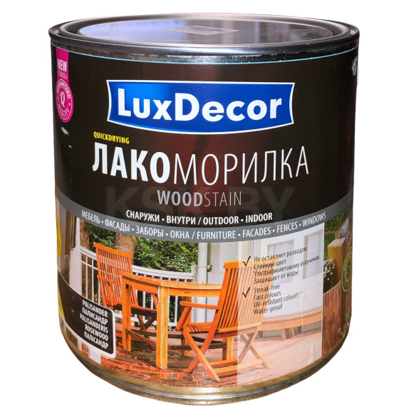 Лакоморилка Luxdecor, палисандр 2,5 л