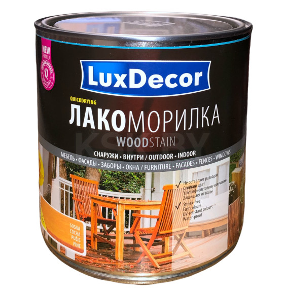 Лакоморилка Luxdecor, сосна 2,5 л