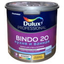 Краска водно-дисперсионная внутренняя DULUX Prof Bindo 20 полуматовая белая,  2,5 л (5309518) 