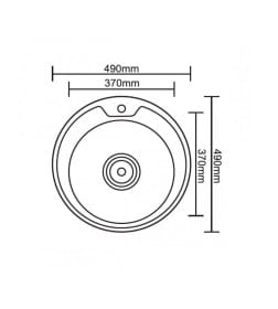 Мойка L74949-6 Ledeme, матовая, нерж сталь, сифон и крепление в компл.