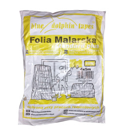 Пленка защитная  12мкм. 4х5м. Folia Standart Plus