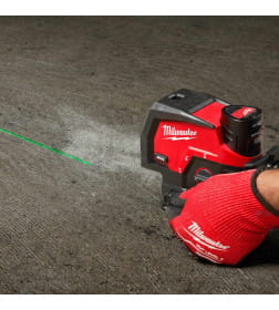 Нивелир лазерный аккумуляторный линейно-точечный   Milwaukee M12 CLLP-301C (Li-Ion 3 Ач)
