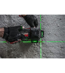 Нивелир лазерный мультилинейный аккумуляторный Milwaukee M12 3PL-0C