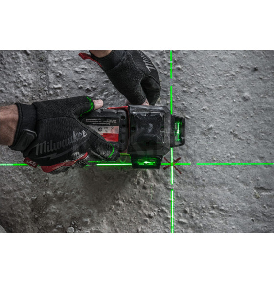 Нивелир лазерный мультилинейный аккумуляторный Milwaukee M12 3PL-0C (4933478103) 