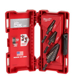 Набор ступенчатых сверл по металлу (3 шт.) SHOCKWAVE IMPACT DUTY Milwaukee 48899266
