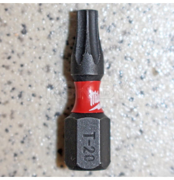 Бита TORX TX20х25мм ударная Milwaukee Shockwave (25 шт.) (4932430875) 
