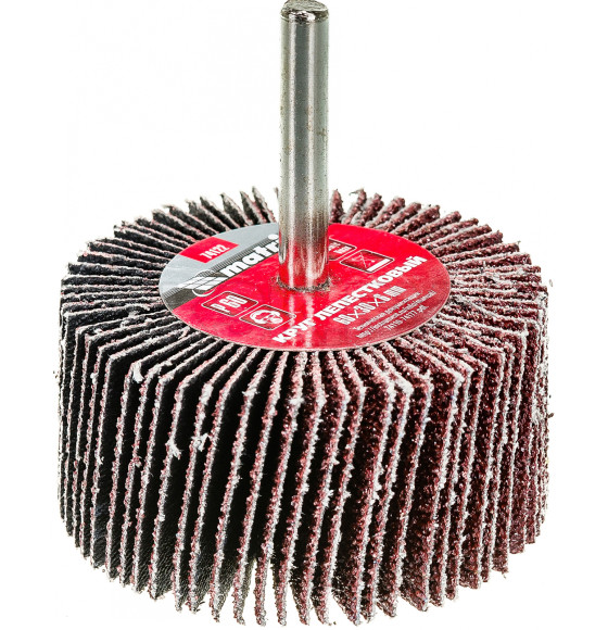 Круг шлифов. лепестковый 60x30мм P60 ц/х MATRIX (74122) 