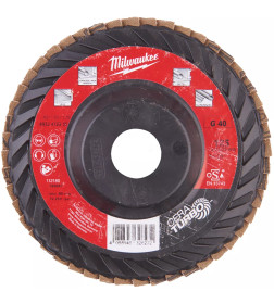 Круг лепестковый шлифовальный Milwaukee CERA TURBO LS50 G40