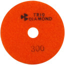 Гибкий шлифовальный круг (черепашка) TRIO-DIAMOND d125мм. №300 (350300) 