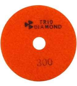 Гибкий шлифовальный круг (черепашка) TRIO-DIAMOND d125мм. №300