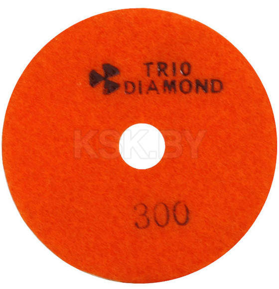 Гибкий шлифовальный круг (черепашка) TRIO-DIAMOND d125мм. №300 (350300) 