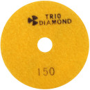 Гибкий шлифовальный круг (черепашка) TRIO-DIAMOND d100мм. №150 (340150) 