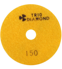 Гибкий шлифовальный круг (черепашка) TRIO-DIAMOND d100мм. №150