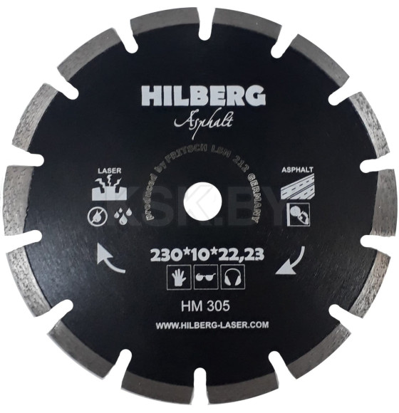 Диск алмазный 230х10х22,23 Hilberg Hard Materials Лазер (HM305) 