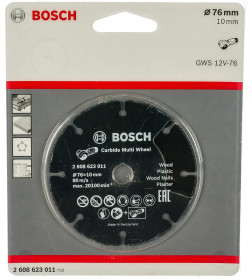Диск пильный  76х1х10мм BOSCH Multi Wheel