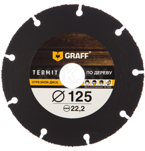 Диск пильный 125х22мм  GRAFF Termit (termit 125) 