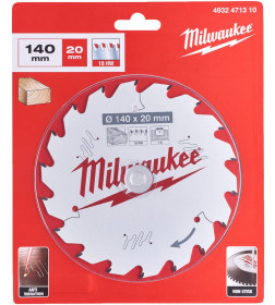 Диск пильный 140x20x1,6x18 Milwaukee