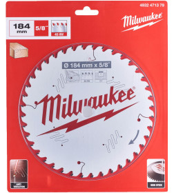 Диск пильный 184x5/8x2,1x40 Milwaukee