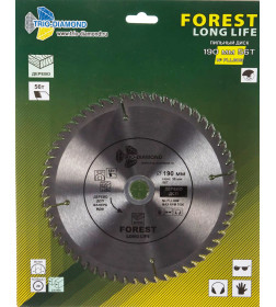 Диск пильный Trio-diamond 190 Forest Long Life 190*56T*30/20 mm