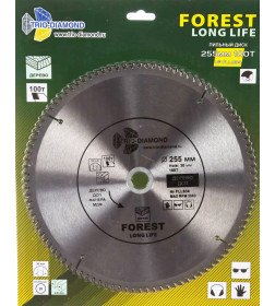 Диск пильный Trio-diamond 255 Forest Long Life 255*100T*30/20 mm