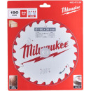 Диск пильный для циркулярок Milwaukee 190/30/1,6 Z24ATB (4932471300)