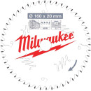 Диск пильный для циркулярок Milwaukee WCSB 160x20 Z12 (по дереву) (4932471291) 