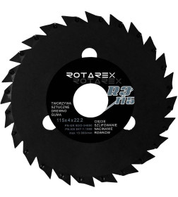 Диск пильный по дереву 125x22 Rotarex R3