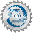 Диск пильный по дереву 180мм х 24 зуб х 20/16мм "Runex" (551006) 