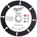 Диск алмазный 76мм  по дереву CB Milwaukee (4932464716) 