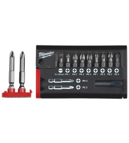 Набор бит Milwaukee COMPACT SCREWDRIVING BIT SET (12шт), MILWAUKEE