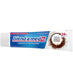 Зубная паста Blend-a-med 100мл  Свежесть и очищение Антитабак                   