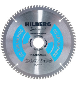 Диск пильный серия Hilberg Industrial Алюминий 210*80Т*30 mm