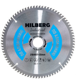 Диск пильный серия Hilberg Industrial Алюминий 216*80Т*30 mm