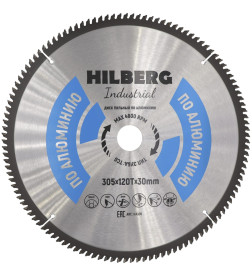 Диск пильный серия Hilberg Industrial Алюминий 305*120Т*30 mm