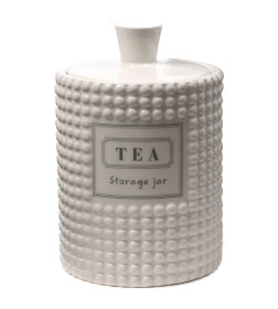 Банка для сыпучих продуктов керамическая "Tea" 650 мл/10,8*10,8*15 см, HC1910060-6.25T